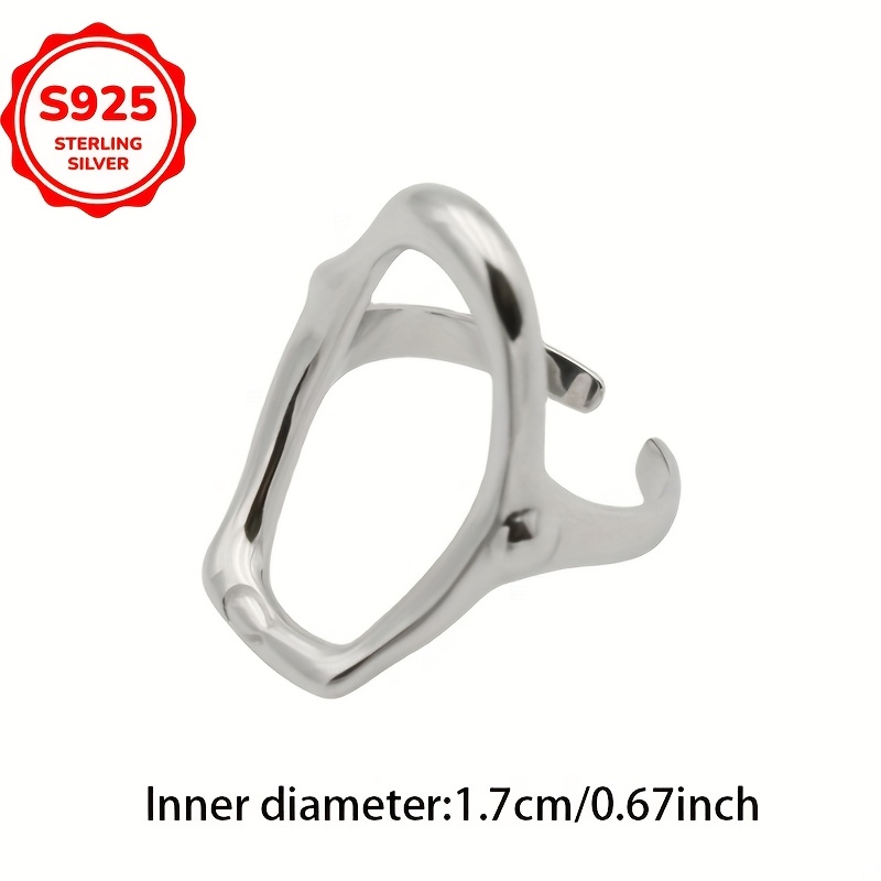 Geometric Oval Open Ring Anti Oxidation Packaging